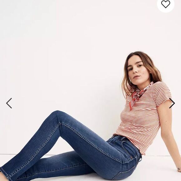 Madewell jeans 10” high rise skinny size 26 in Danny wash: tencel edition - Picture 3 of 10